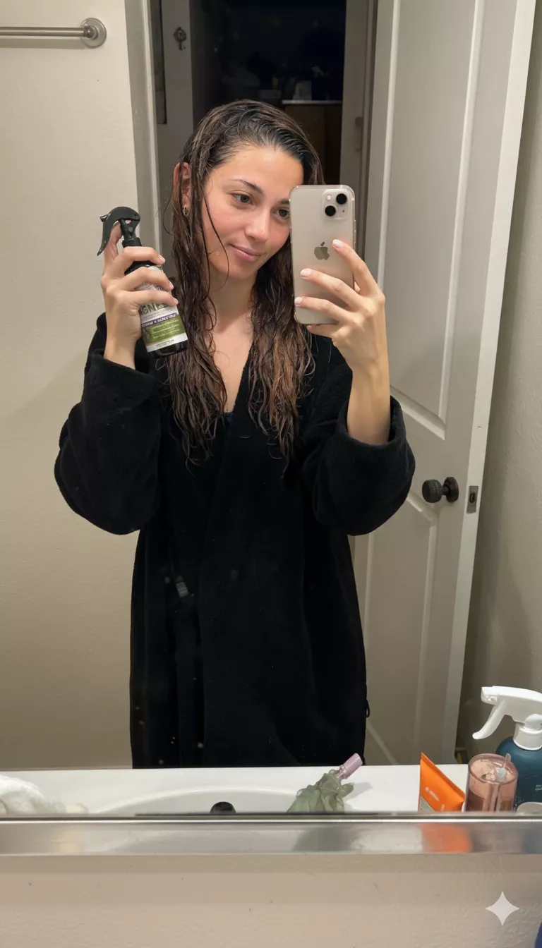 Cliente feliz usando el producto